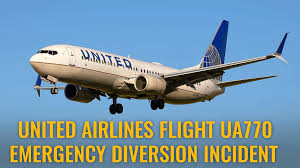 united airlines flight ua770 emergency diversion