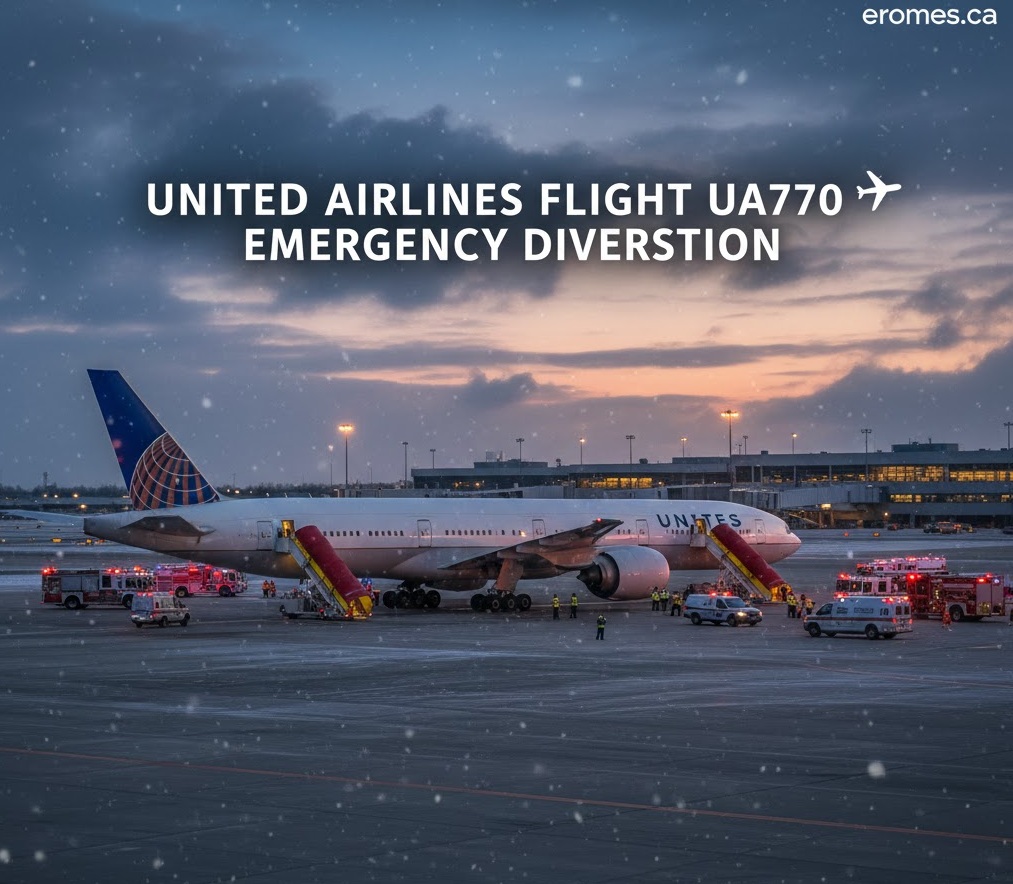 United Airlines Flight UA770 Emergency Diversion
